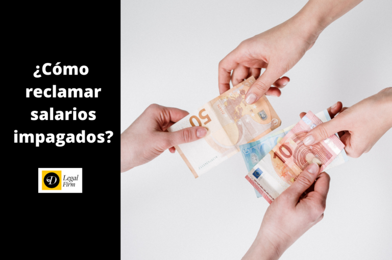 reclamar salarios impagados