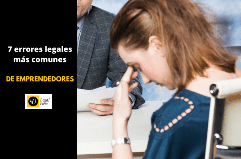 7 errores legales de emprendedores